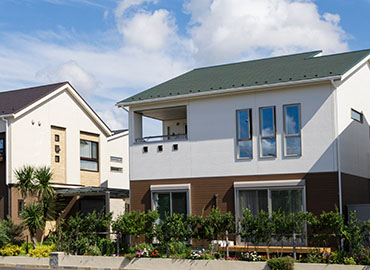 一戸建ての外観